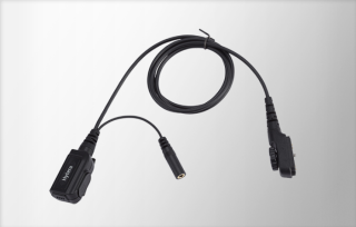 Sada ACN-01; tlačidlo PTT + mikrofón pre slúchadlá k rádiostaniciam Hytera
